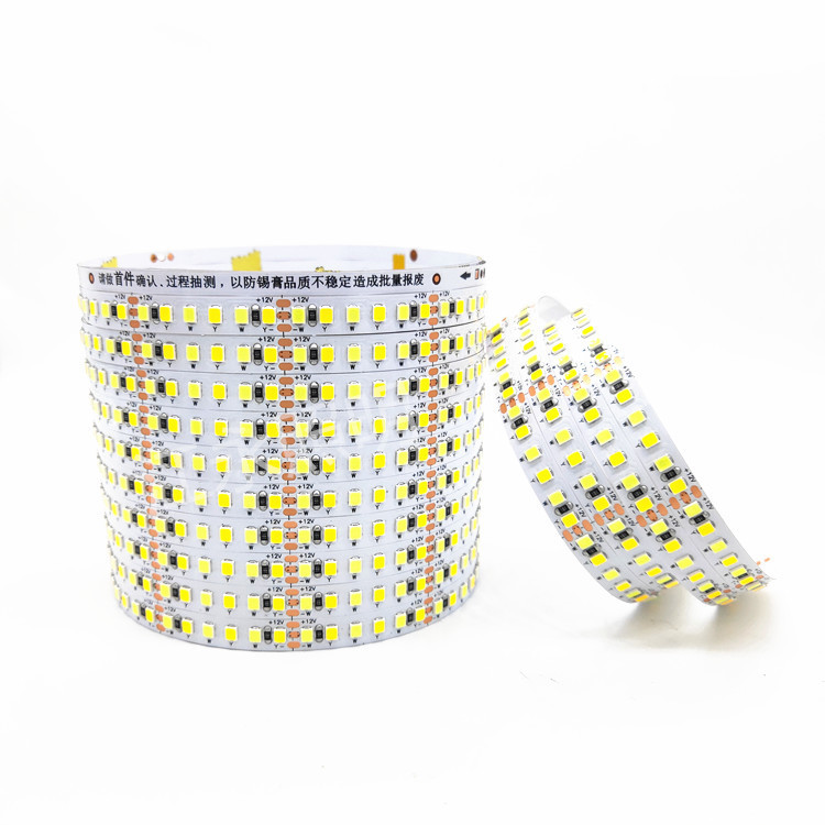 12V Dual-Color 1.18m Beads 2835 High-Brightness Lamp with Adjustable Dimming Decorative Soft Smart Mirror Bathroom Mirror Light