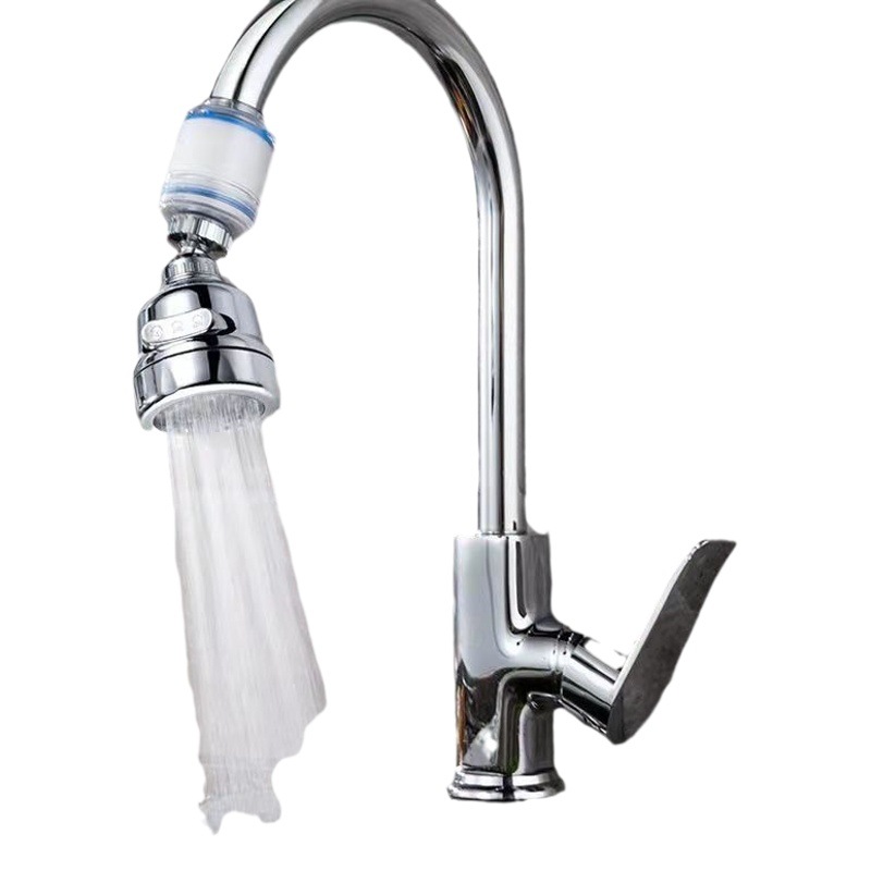 Faucet filter pressurized water nozzle splash-proof water filter water purifier kitchen 360-degree rotating universal extender