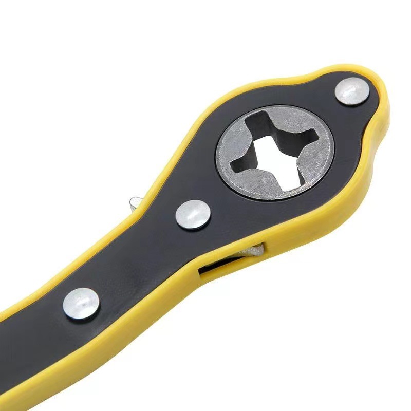 Available for delivery in Xinjiang - Car-mounted 0kg top-efficiency wrench, labor-saving ratchet handle, conversion tool for car repairs, cross-type