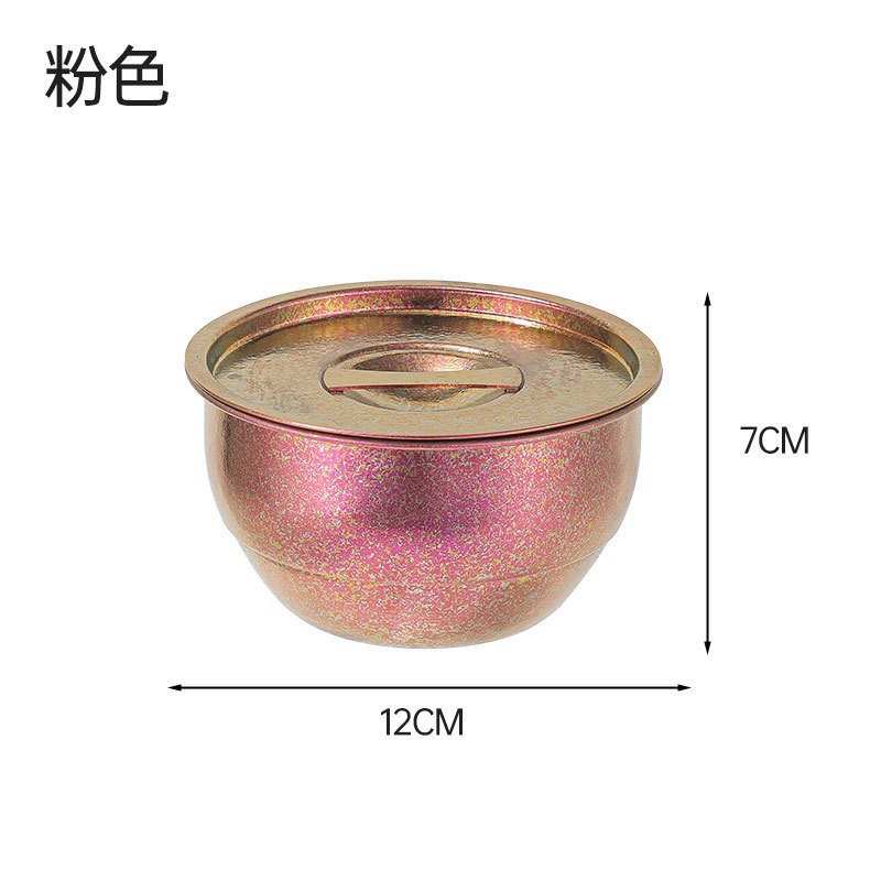 新款纯钛蒸蛋碗单层加厚家用蒸菜盛菜碗纯钛保鲜盒户外保鲜盒批发|undefined