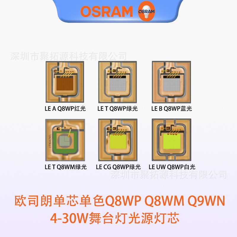 ŷ˾�ʵ�о��ɫQ8WP Q8WM Q9WN��Դ��о4-30W����LED��̨����