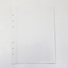 Storage system PVC, card book, self-adhesive white pocketbook, tear-off sheet, handmade