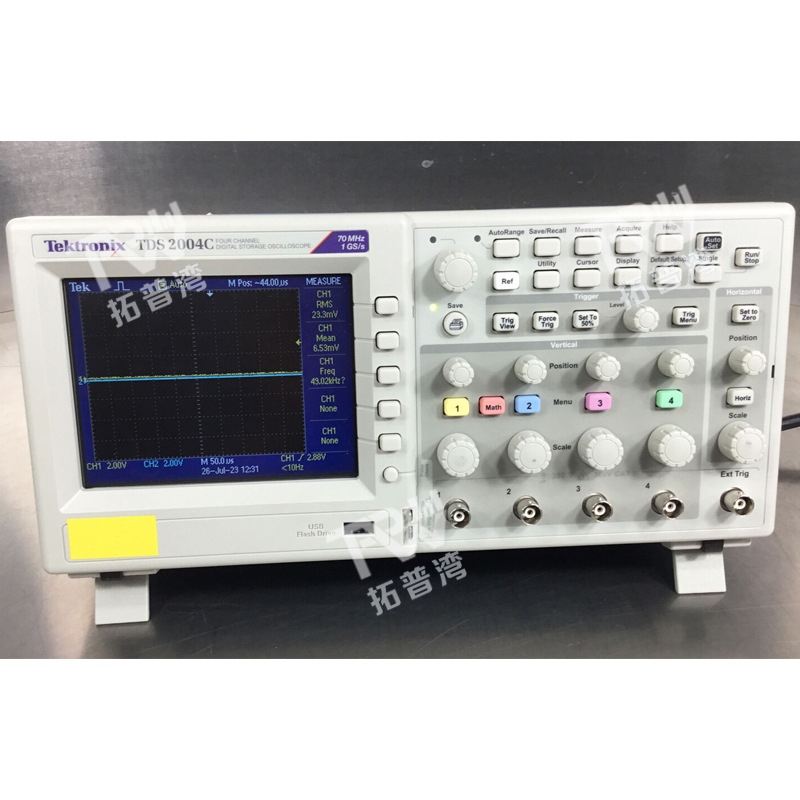 Tektronix 泰克 TDS2004C 数字存储示波器 70 MHz 4 通道