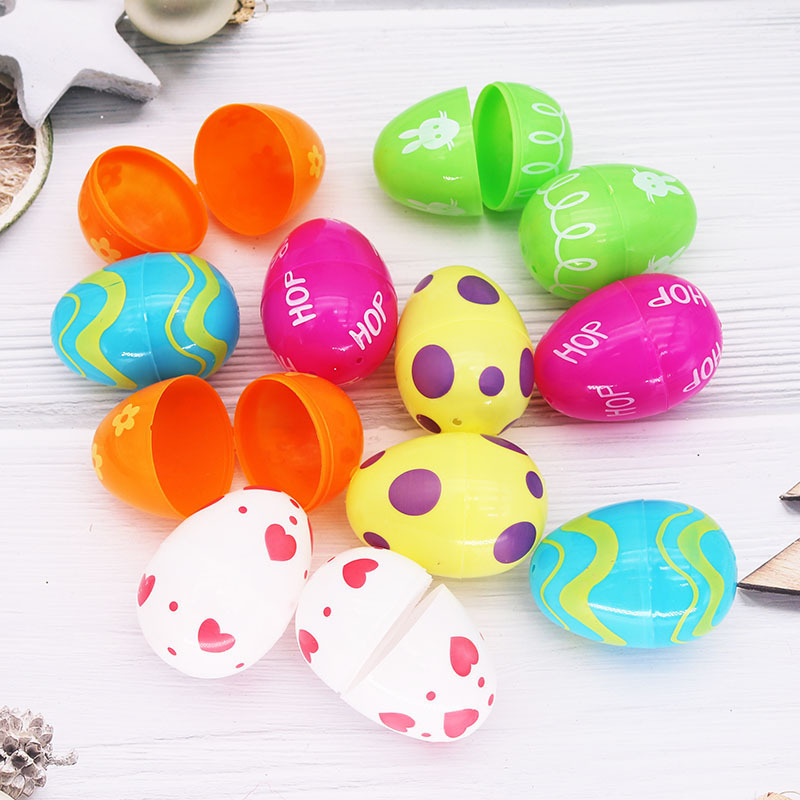 Simulated egg Easter egg opening gashapon Children's toy craft egg 4*6cm Easter egg not easy to damage