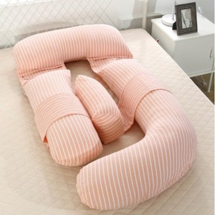 2024 Summer Pure Cotton Pillow for Pregnant Women G-type Cotton Pillow Multi-function Pregnant Mother Gift Abdomen-supporting Waist Side Sleeping Pillow