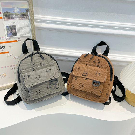 2024 New Mini Backpack All-match College Student Small Schoolbag Women's Commuter Mummy Bag Women's Travel Backpack