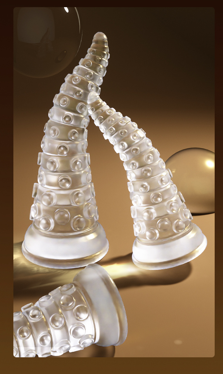Silicone Anal Beads with Dragon Whisker Tail Design, Adult Anal Toy — detail image 16