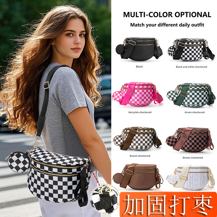 New Waterproof Shoulder Bag, Fashionable and Versatile Shell Bag, Outdoor Headphone Bag, Sports Bag, Shoulder Crossbody Bag for Women
