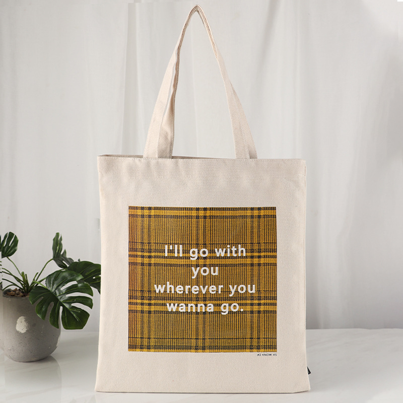 广告传媒帆布包定 做 热转印手挽帆布袋 培训机构定 制宣传手提袋