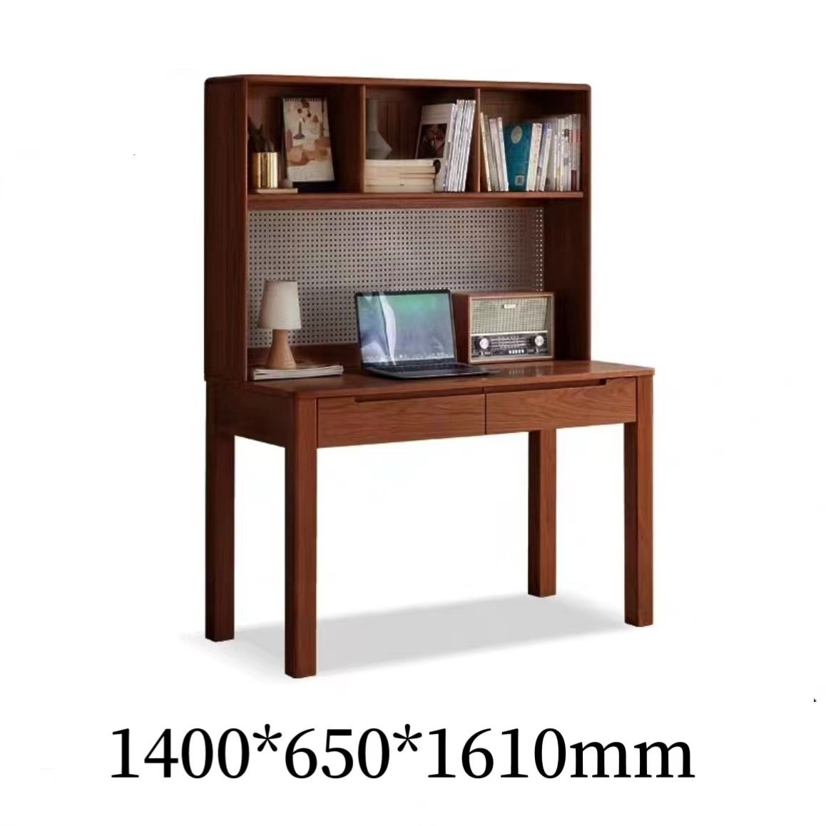 Цвет ореха 1.4m письменный стол+ на полках: 1400*650*1610мм