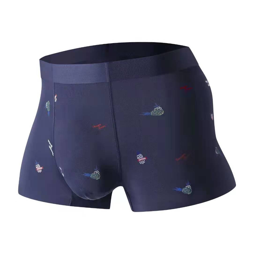 Spring and summer new pattern man Underwear printing ventilation No trace Middle-waisted Underwear Pants wholesale