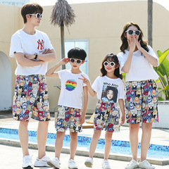 Children's shorts for boys and girls, outerwear beach pants for kids, summer baby boy 5-pocket pants, large children's home sleep pants