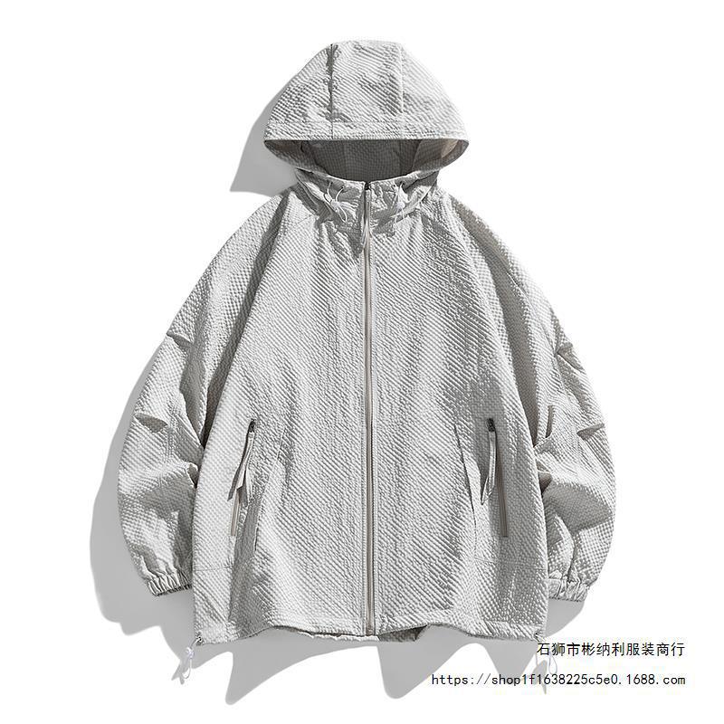 (2개) 같은 패션 트렌드 느슨한 여름 태양 보호 야외 청소년을 가진 남성과 여성을위한 여름 메인 푸시 새로운 태양 보호 의류