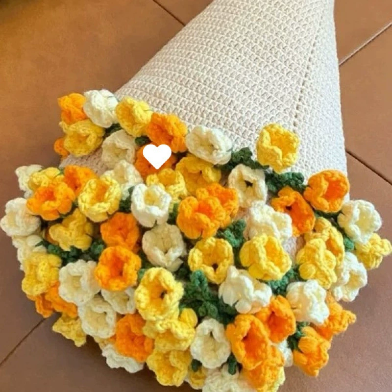 Плетеный пуховик, набор материалов, клубок пряжи, handmade, розы, букет, цветочный