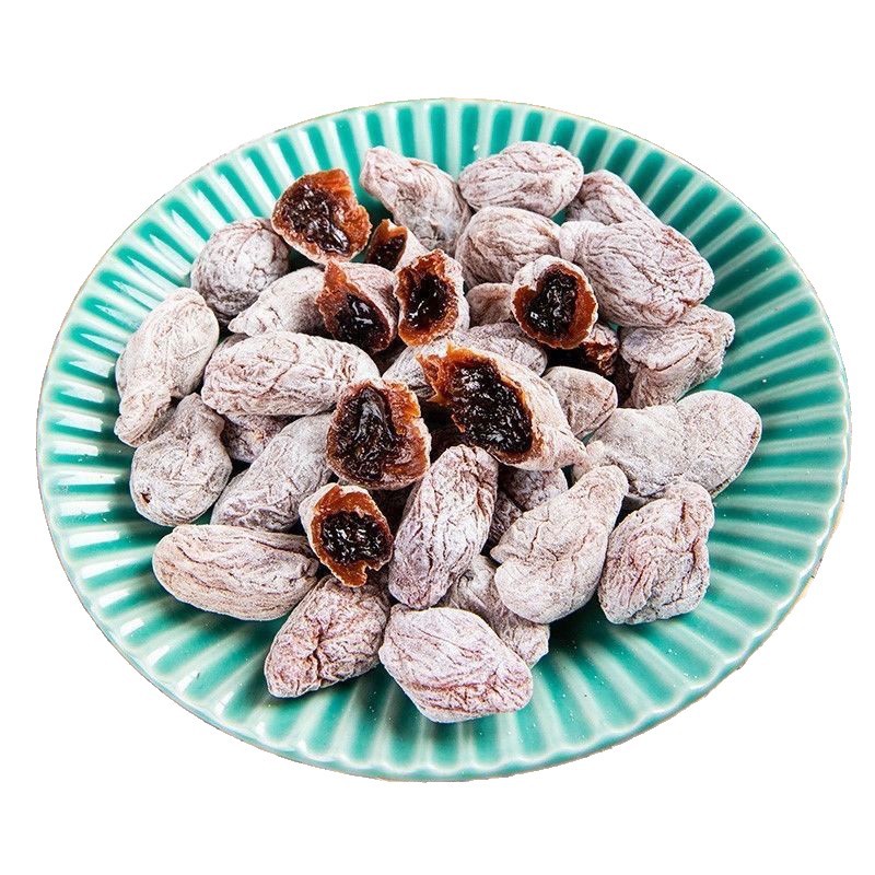 Green Plum with Grapes, Plum with Tangerine Peel, Green Plum with Grape Fruit Pieces, Plum with Bursting Seeds, Soft Seed Plum with Raisin Filling