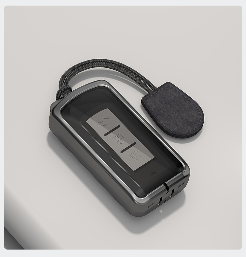 Suitable for Gac Mitsubishi Key Cover, Outlander 2023 Model, Full Coverage Classic Keychain for Eclipse Cross, Lancer Ex