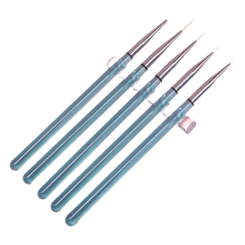 New ice blue Rod fine drawing pen suit color painting flower hook line nail pen bjd face photo pen cartoon person description