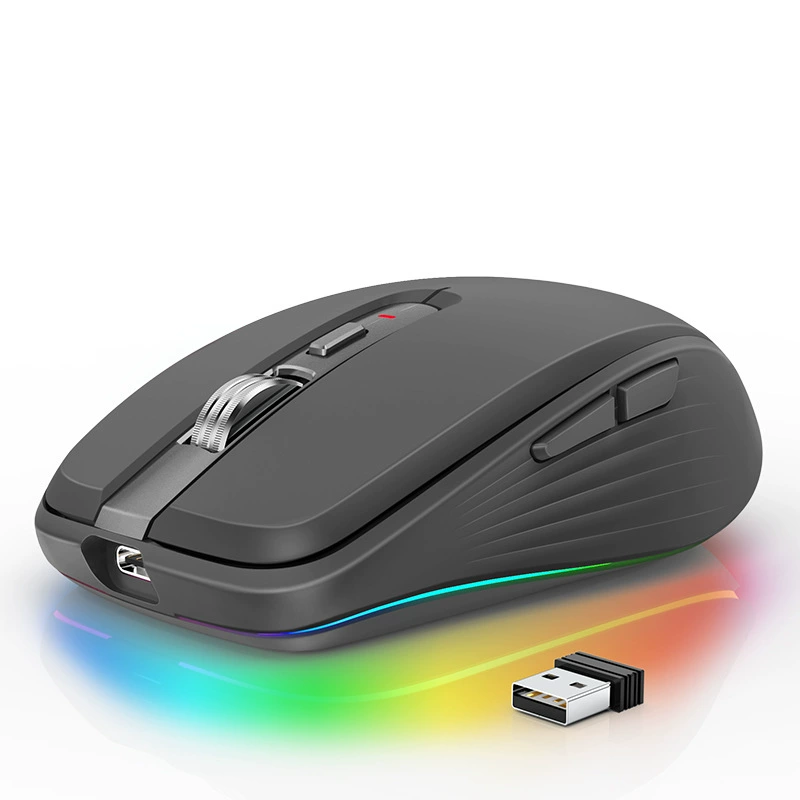 Трансграничная Беспроводная Bluetooth-мышь M303 с зарядкой RGB-светящаяся игровая мышь планшет ноутбук Amazon