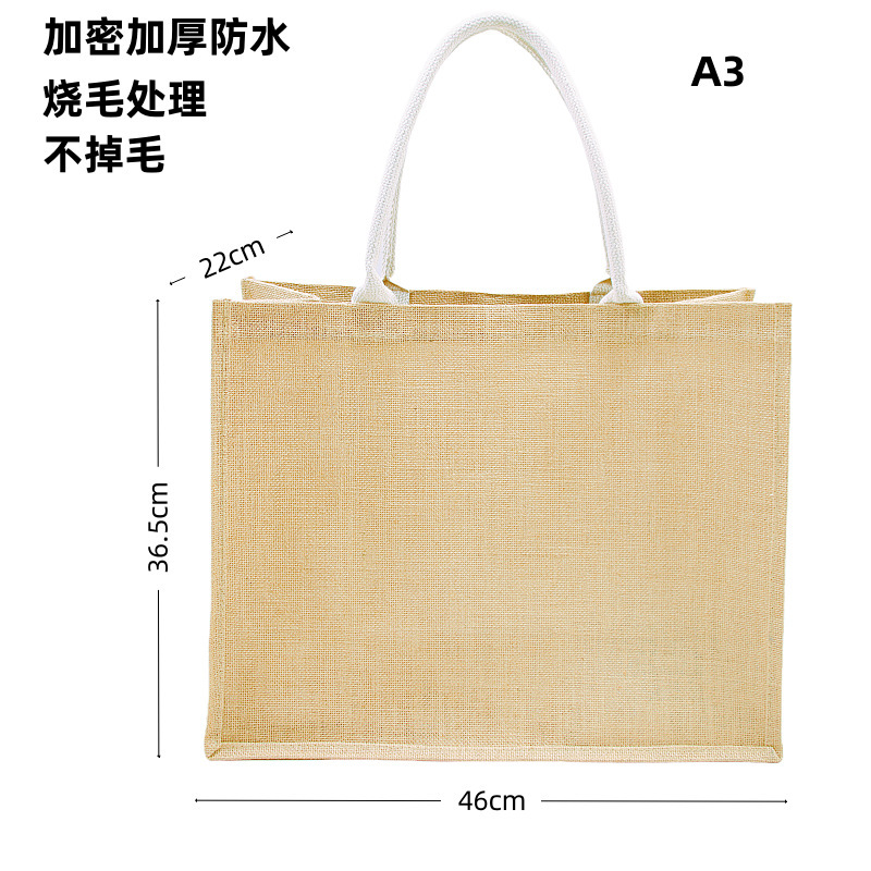 ジュートバッグ在庫ありカスタムポータブル包装卸売ギフトバッグリネンバッグ手描き綿とリネンカスタムメイド|undefined