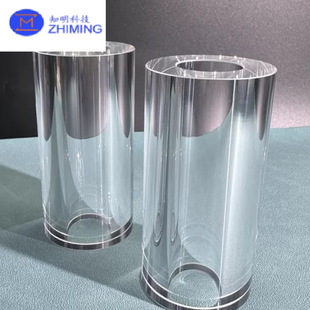 Sapphire tube semiconductor material industrial high purity 99.999% alumina Al2O3 wear-resistant heat-resistant