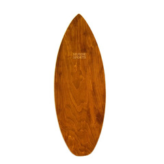 New Light Yellow Curved Wooden Balance Board Wooden Fitness Board Ski Yoga Training Balance Board Curved Board