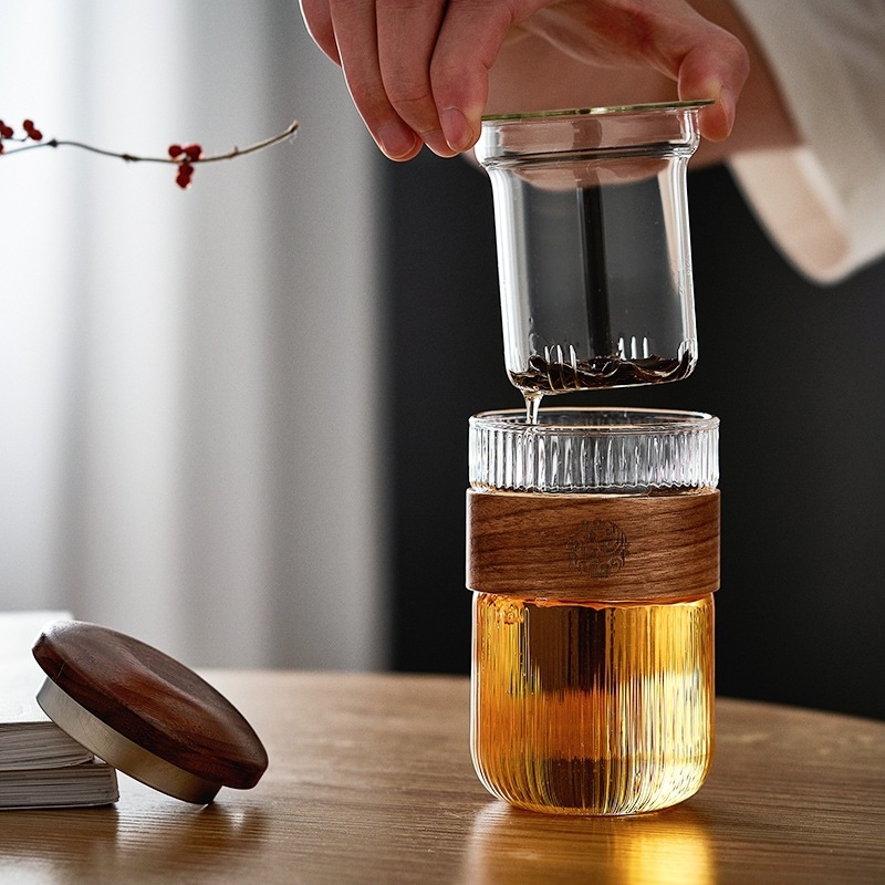 Japanese glass tea cup for home use