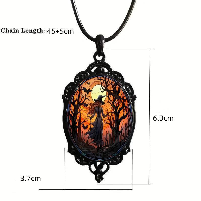 Chencui Gothic Halloween Pendant Necklace_voghion.com