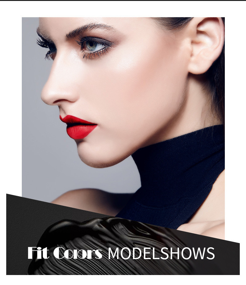 Fit Colors Double-head colored mascara is thick, curly and less likely to smudge white hair undefined