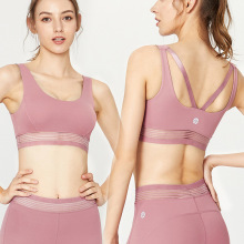 青鸟瑜伽服运动内衣防震聚拢无钢圈美背健身抹胸