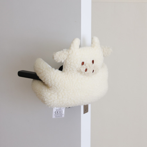 ins children's anti-pinch safety door card internet celebrity cute woolen bear door card children's room decoration protective supplies