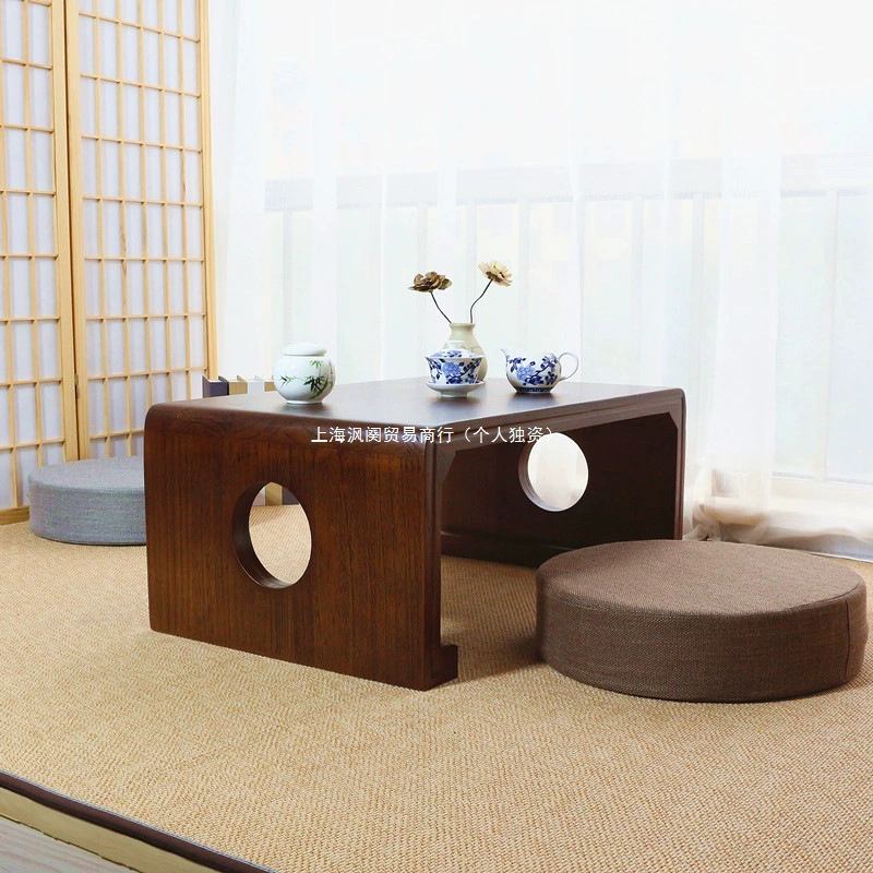 Japanese-style tatami mat futon cushion thickened pouf removable and washable tea ceremony bay window round meditation cushion Zen kneeling wholesale