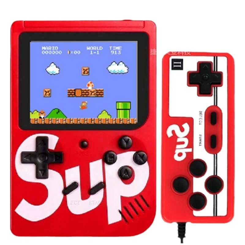 SUP портативный игровой автомат 400 в одной игре Детский Электронный Новый Классический ретро двойной перезаряжаемый игровой автомат