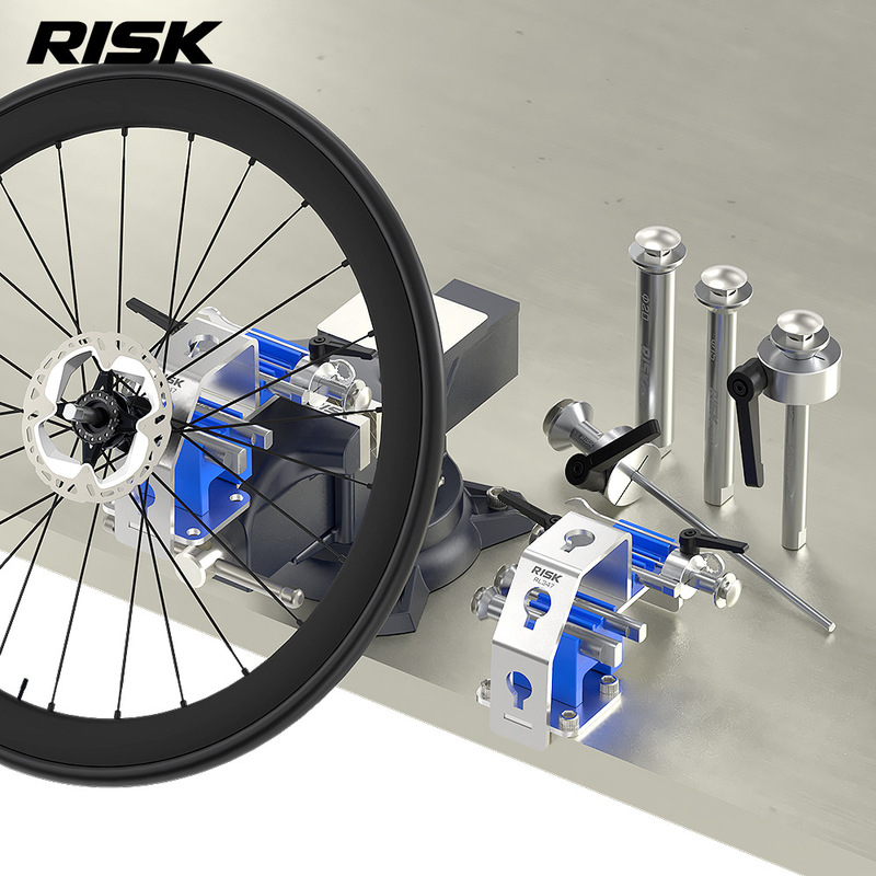 RISK Mountain and Road Bike Wheel Rim Fixer, Hub Repair Workbench, Flywheel Maintenance Tool RISK Mountain and Road Bike Wheel Rim Fixer, Hub Repair Workbench, Flywheel Maintenance Tool