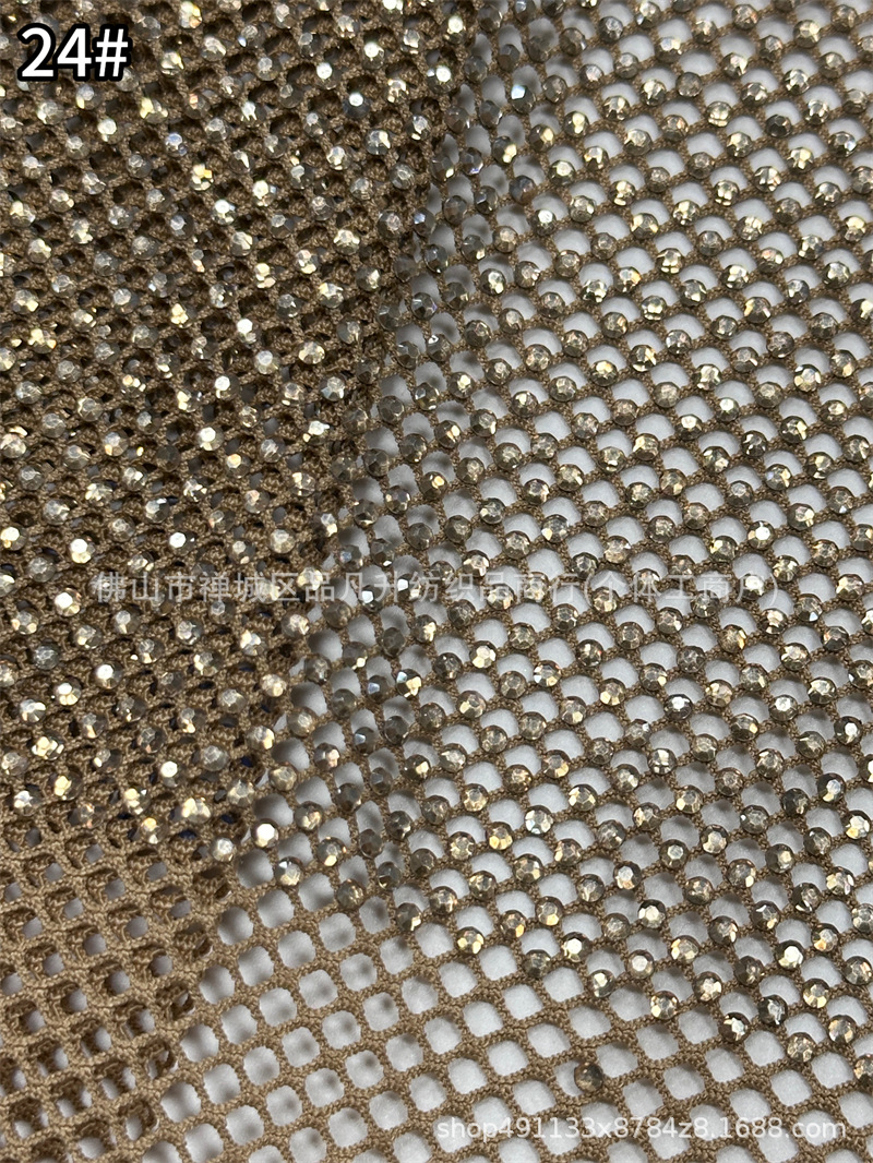 Fabricantes de tela de diamante caliente de alta densidad de 6 imitación de diamante australiano moda cena espectáculo de fiesta vestido de tela