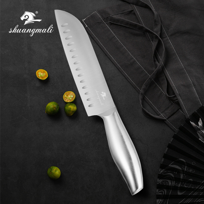 Cuchillo acrílico cuchillo de acero inoxidable cuchillo conjunto de siete piezas cuchillo de frutas conjunto de cocina regalo cuchillo de cocina combinación de cuchillo base