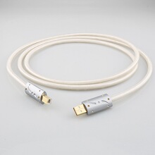 A26镀银USB音频线发烧UA201维堡USB解码器声卡线DACa-b2.0数据线