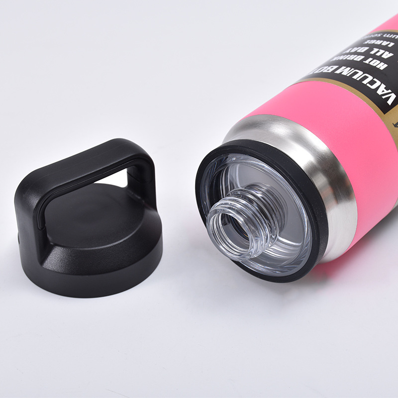 Ventas transfronterizas al aire libre de escalada de agua espacial 304 taza de aislamiento de acero inoxidable simple portátil hervidor deportivo