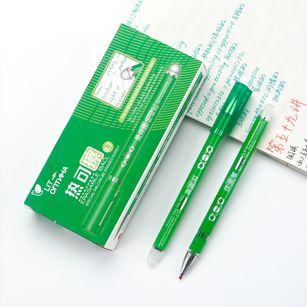 Gran capacidad Mo fácil de limpiar la pluma de gel 0,7 m molienda en caliente fácil de limpiar la pluma de agua respetuosa con el medio ambiente rojo azul negro pluma de ejercicio al por mayor