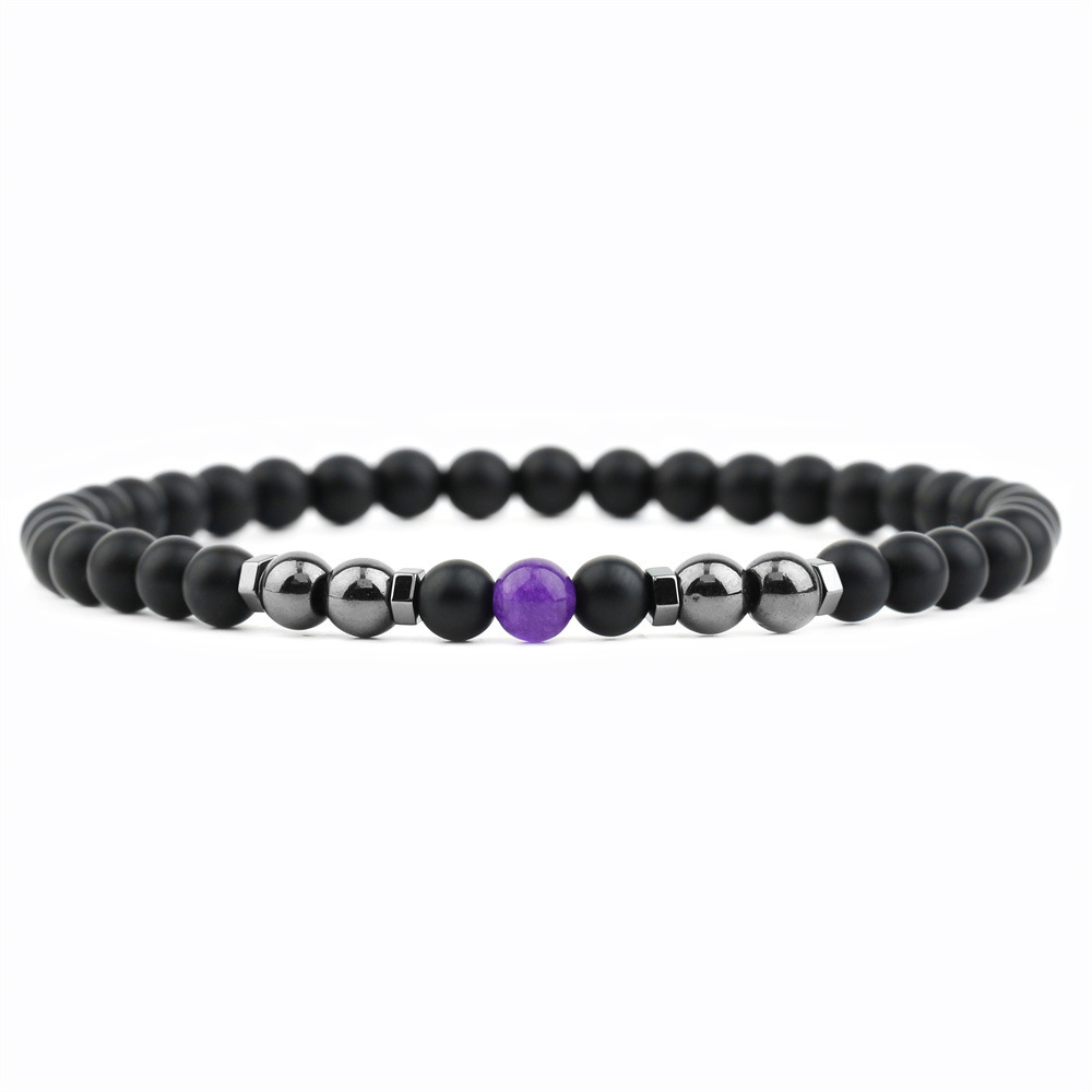 Retro Geometric natural stone Unisex Anklet 1 Piece