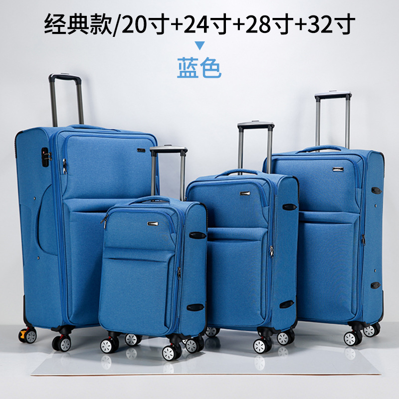 Maleta de tela Oxford, maleta de viaje de estudiantes de alta capacidad, maleta de embarque, maleta de embarque, maleta de viaje de estudiantes de alta capacidad