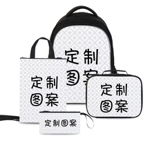 升级热转印耗材学生空白书包四件套热升华来图印花移动片背包套装