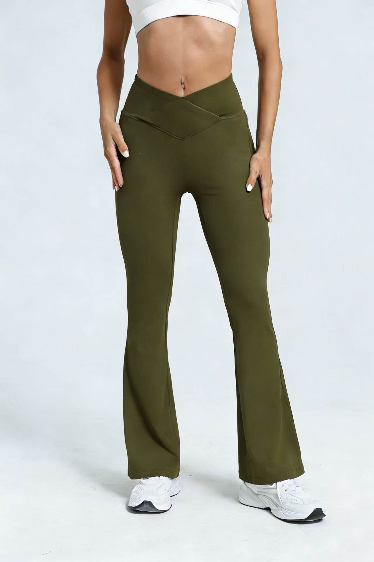 Nuevos pantalones transfronterizos europeos y estadounidenses de alta popularidad, pantalones deportivos de yoga al aire libre, pantalones para mujeres.