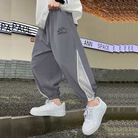 男童夏款裤子儿童防蚊裤夏季薄款宝宝冰丝速干裤男孩灯笼裤空调裤