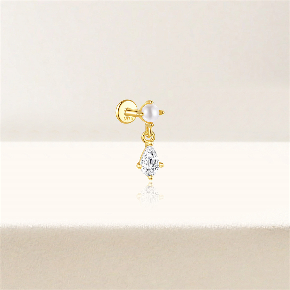 1g Weight Zircon Inlay Material Ear Studs Classification Ear Cartilage Rings & Studs Piercing Type 1 Piece Quantity Daily Occasion 925 Sterling Silver Material Geometric Pattern All Seasons Season Unisex Gender Elegant, Simple Style Style 1 Piece Ear Cartilage Rings & Studs Elegant Simple Style Geometric 925 Sterling Silver Zircon Ear Cartilage Rings & Studs 35
