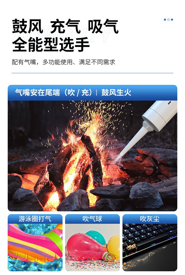 Cross-Border Supply of Car Vacuum Cleaners, Handheld Portable Vacuum Cleaners, Household Wireless High-Power Strong Suction Household All-In-One