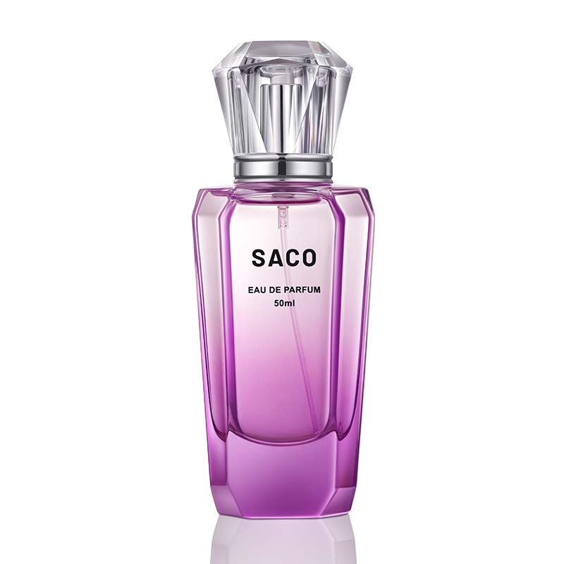 Nuevo producto SACO fragancia compañero de toda la vida rosa de medianoche fragancia para mujeres fresca, fragancia natural duradera, fragancia ligera, un cabello