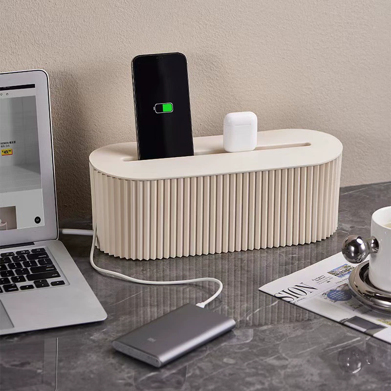 Shein explosion plug -in socket storage box plug -in board electrical line data line charger charger wires to arrange desktop