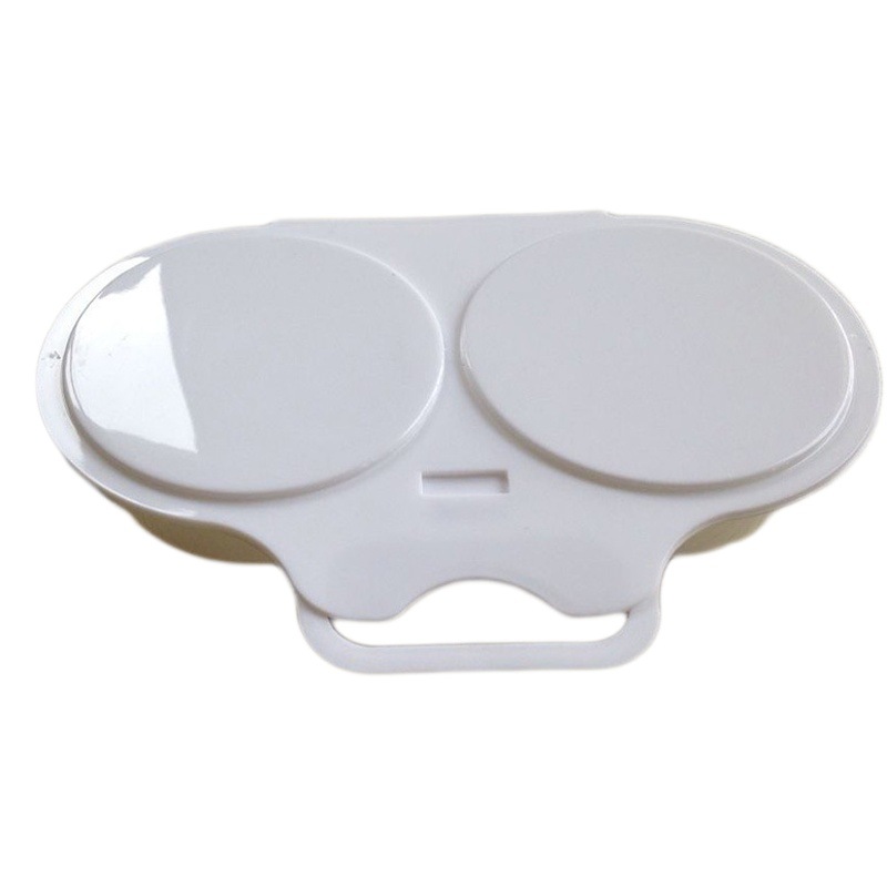 Plástico PP horno microondas huevo vapor cocina huevo frito herramientas DIY herramientas de huevo (en stock al por mayor)