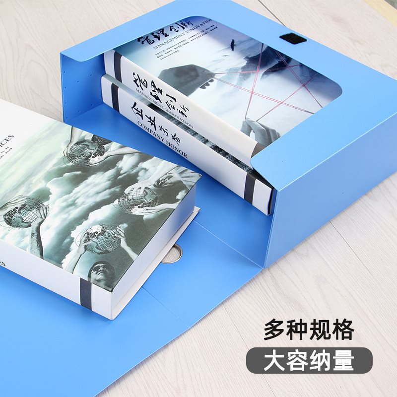 Plastic capacious blue storage system