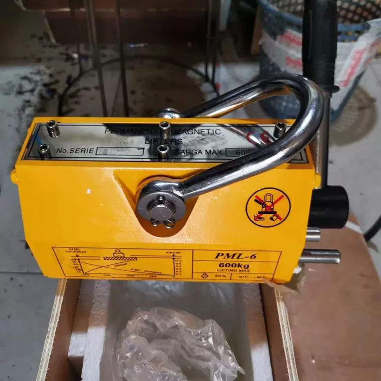 Подъем с постоянными магнитами Магнитный кран 1000kg 2000 кг электромагнитный присоска мощный промышленный всасчик железа